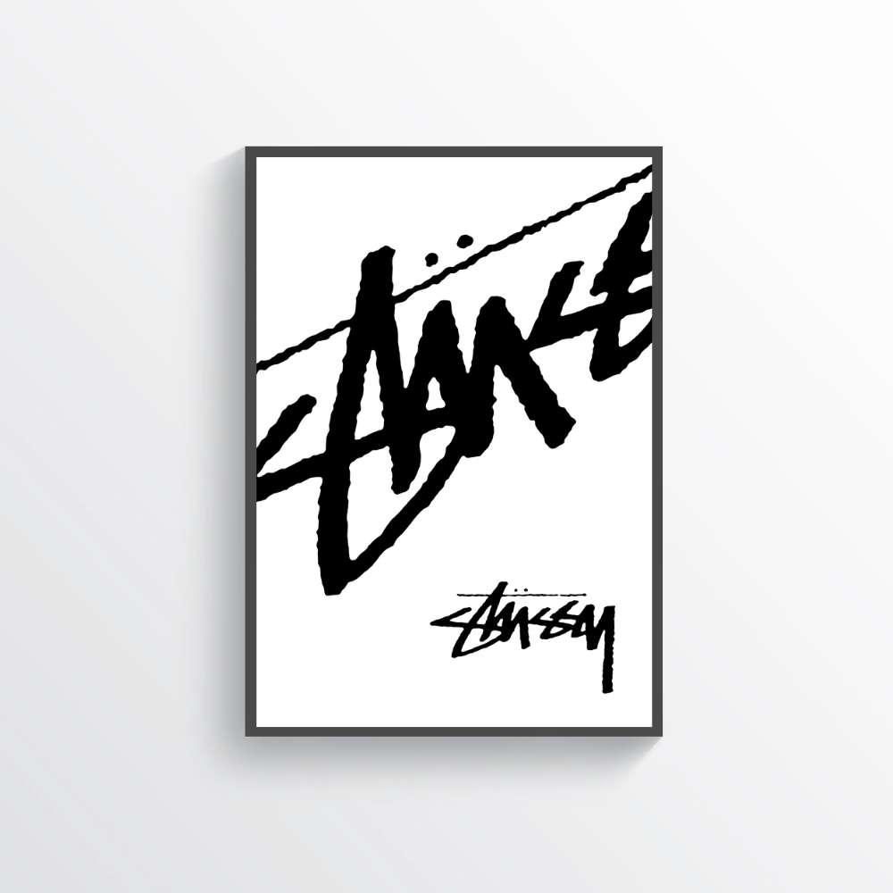 Printable Stussy Wall Art Poster Stussy Dice Wall Art Poster
